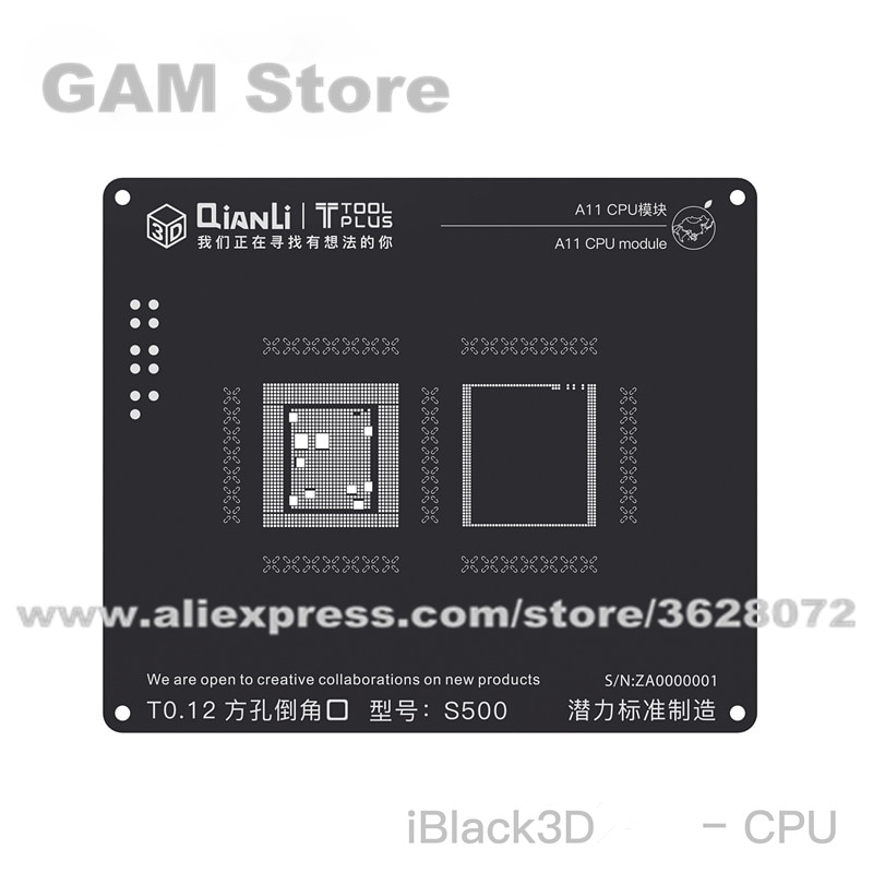 QIANLI iBlack 3D BGA ٽ A7 A8 A9 A10 A11 CPU ..